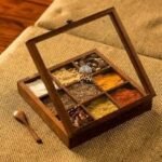Wooden Spice Box