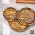 Wooden Plate Set