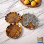 Wooden Plate Set - Image 3